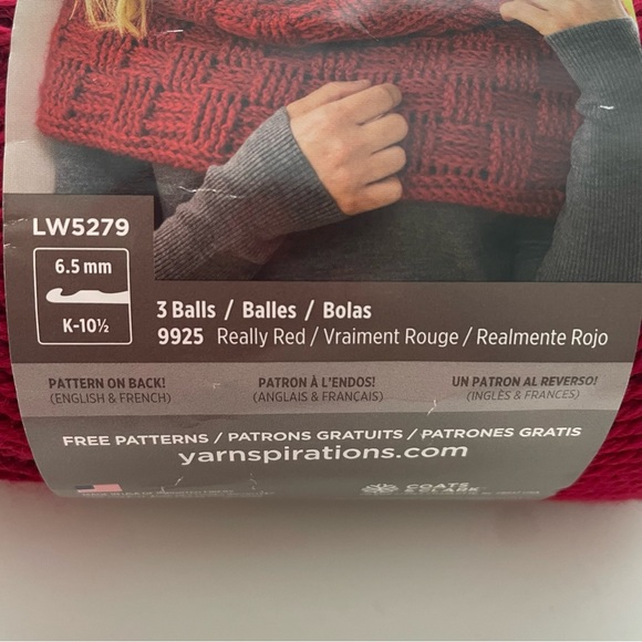 Red Heart Soft Yarn Bundle - Wine color - Scarf Crochet Project - Picture 5 of 12